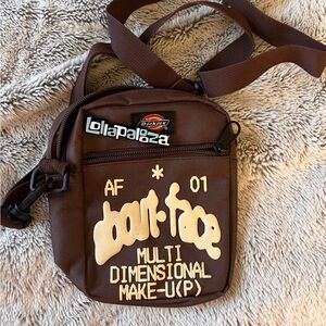 About-Face x Dickies Brown Crossbody Shoulder Bag from Lollapalooza